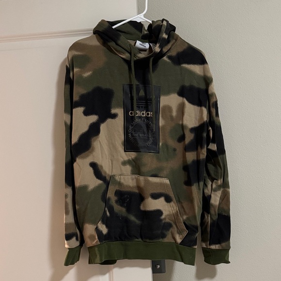 adidas Tops - Adidas Logo Camouflage Hoodie